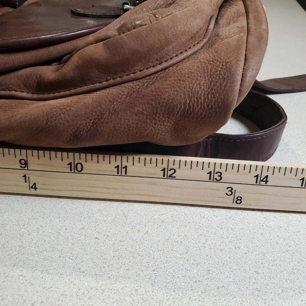 Ellington Leather Goods Suede and Leather Backpack Brown Tan Vintage Style